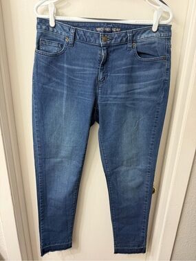 Michael Kors Dark Blue Cropped Slim Jeans